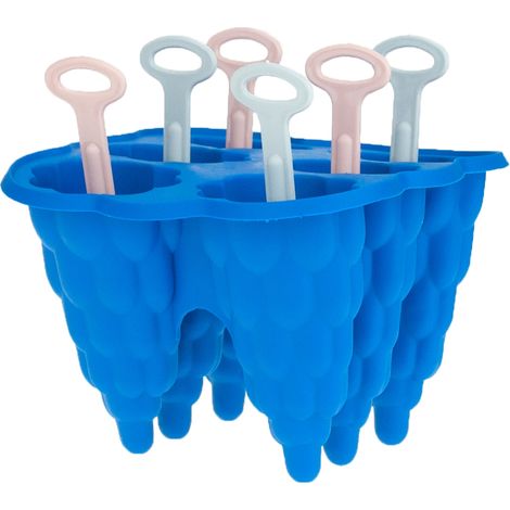 Moule à glace en silicone TG56186 pour 6 crèmes glacées et sorbets maison (1/5)