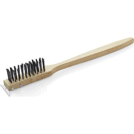 Brosse four pizza avec grattoir 50 cm soies acier 4 cm bois - Was Germany (1/2)