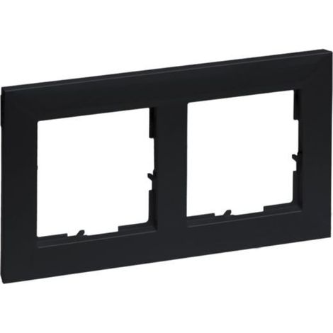 Legrand 2F.RAHMEN SCHWARZ LACKIERT (765372 SEANO)