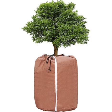 Housse Thermique pour Plantes en Pot Protection Contre Le Gel avec Cordon de Serrage et Fermeture Éclair 40× 2 pièces 40x40cm 40cm (1/4)