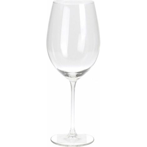 Calici decorativi in vetro trasparente per vino rosso 540 ml set da 4 (1/4)