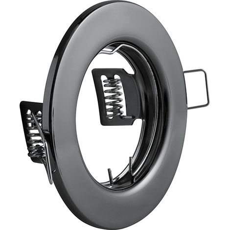 Foco de techo redondo Parma IP20, cromo negro - V-PAST1-21
