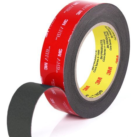 Ruban adhésif mousse thermique anti-chaleur pour arceau serre de jardin,3M Double Face Ruban Adhésif Extra Fort,Imperméable et ultra Résistant aux Hautes Températures Ruban de montage pour 15MM X 3M (1/5)