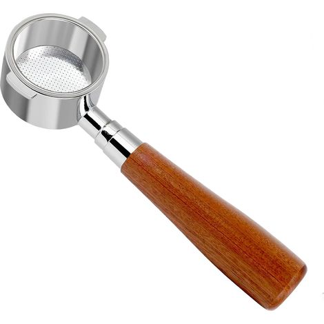 Porte-filtre à espresso sans fond, 51 mm, EC200, EC221, en acier inoxydable, compatible avec DeLonghi EC200, DeLonghi Dedica.-AquaForge (1/5)