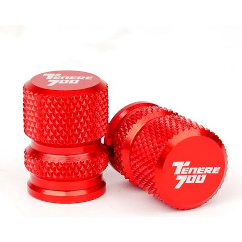 (Bouchons de valve-rouge) Compatible pour Yamaha Tenere 700 2019 2020 2021 2022 2023 Accessoires de moto Béquille Extension de pied Support latéral Agrandisseur Pad Tenere700 maxpower (1/4)