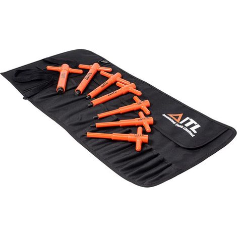 ITL 6-Piece Insulated T-Handle Hex Key Set - Durable Nylon