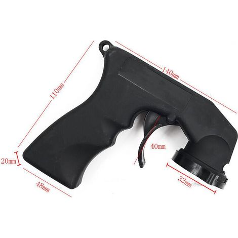 Poignée de Pistolet de pulvérisation de Peinture Universel aérosol avec Outil de réparation d'entretien de Voiture de Collier de Verrouillage à gâchette complète (1/3)