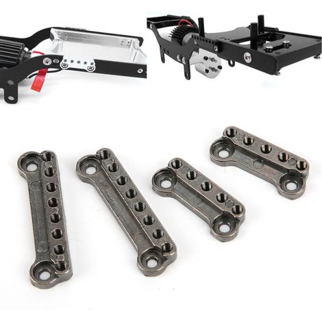 Support de fixation pour amortisseurs RC en alliage d'aluminium pour MN D90/D91/99S/WPL 1/12 (1/5)