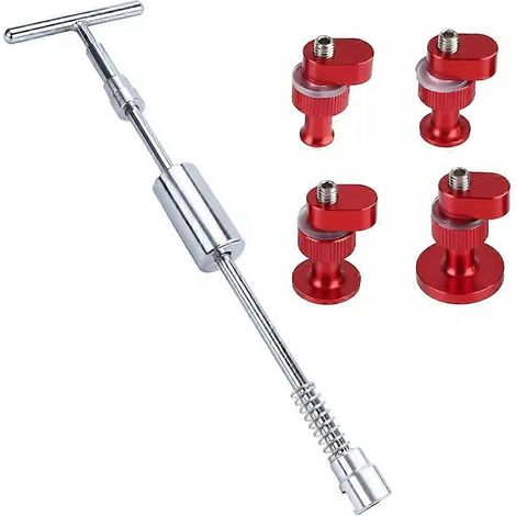 2-in-1-Set zur lackschadenfreien Ausbeultechnik für kleine Dellen und Hagelschäden (1/5)