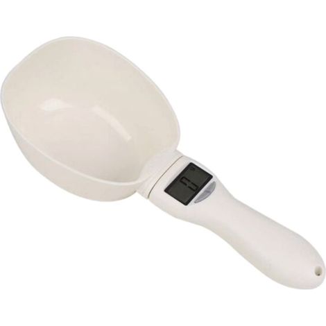 Cuillère doseuse, tasse, louche pour nourriture et eau pour animaux, balance de cuisine, cuillère portable et amovible avec affichage LED pour nourrir les chiens (1/5)