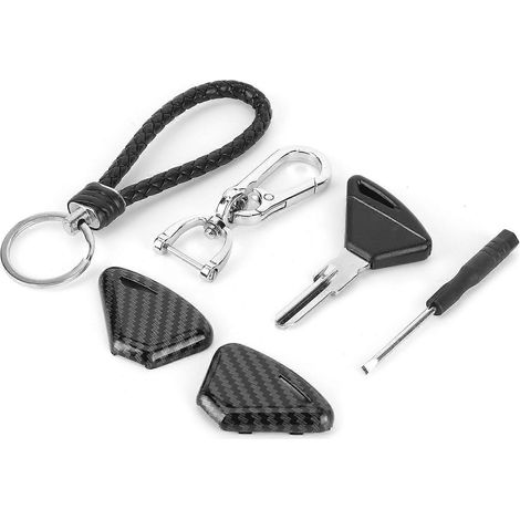 Ungeschliffener Motorradzündschlüssel mit Carbonfaser-Optik, passend für Aprilia Tuono Dorsoduro 750 1200