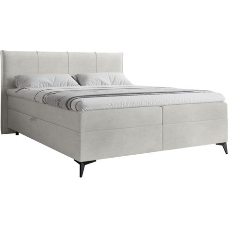 Lit boxspring Viter, Vibe 86, Double, Continental, 160x200, Tissu, Disponible, 176x213x107cm (1/5)