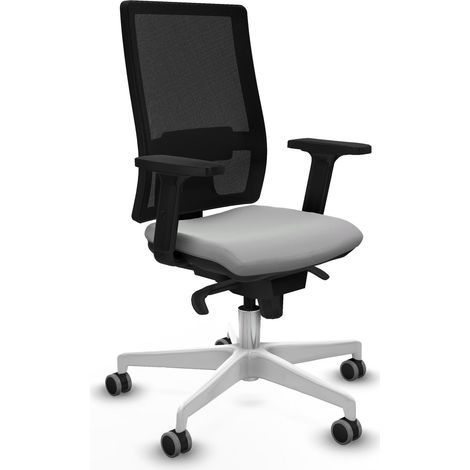 Chaise de bureau piqueras y crespo Horna noir mousse épaisse (1/2)