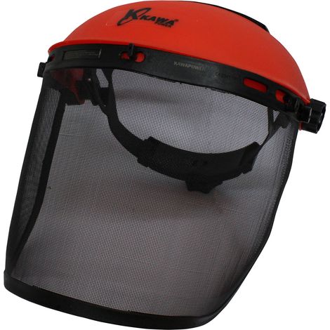 Kawapower Visera de protección facial con rejilla metálica (1/2)