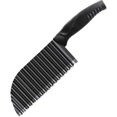 Aardappel Slicer - Ciseau À Frites Ondulé En Acier Inoxydable 420 - Pour Pommes De Terre Et Légumes Racines - 1 Pièce (1/5)