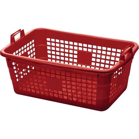 Panier L620xP425xH250mm 45 lPE rouge (1/2)