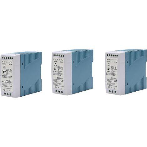 3x MDR-60 5V 60W DIN-Schienen-Netzteil AC/DC-Treiber Spannungsregler Netzteil 110V 220V (1/5)