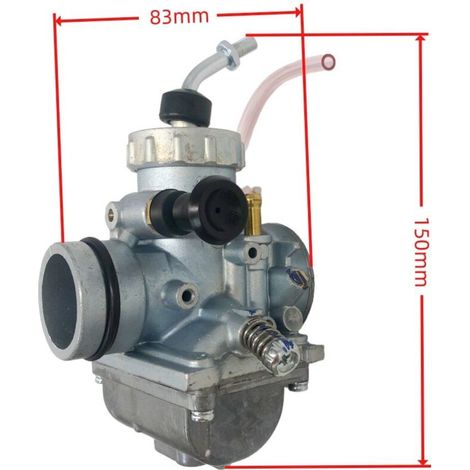 Carburateur incurvé DT125 adapté aux accessoires de carburant pour véhicules tout-terrain DT125, DT100, DT125, DT175, 404-031.
