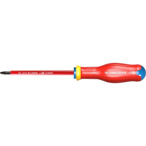 Tournevis Facom, Pointe Pozidriv PZ2 type Standard, 125 mm ( Prix pour 1 )