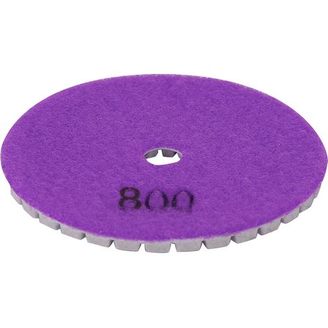 Disque de polissage diamanté rond de 3 pouces pour granit et marbre, outil de polissage humide (800) (1/5)