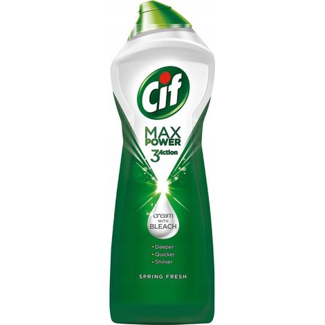 Cif Max Power Spring Fresh Reinigungsmilch mit Bleichmittel 1000g