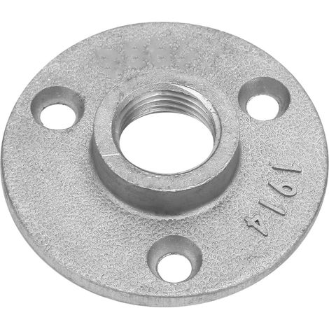 10 brides de sol filetées à 3 trous en alliage/fonte 65 mm DN15 (alliage d'aluminium) (1/5)