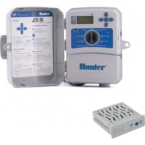 Programador Hunter X2-601 exterior 6 estaciones con WAND WiFi Oferta exclusiva (1/5)