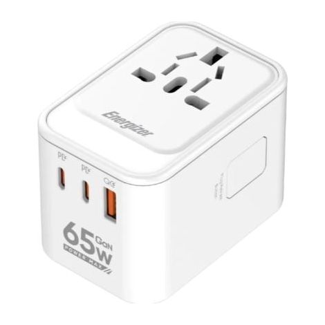 PRESA DA VIAGGIO INTERNAZ.PD65W 2 USB C 1 X USB A TRAVEL PLUG