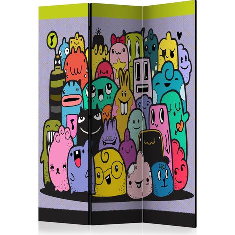 Paravento - Monsters from 3rd C Grade [Room Dividers] - 135x172 (1/4)