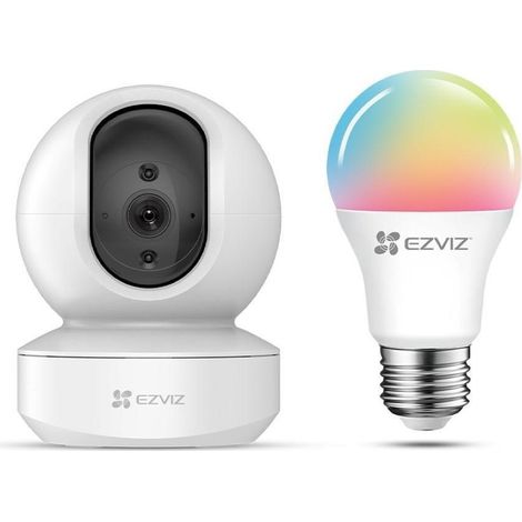 Kit ty1 caméra vidéo + ampoule e27 ezviz - ine492
