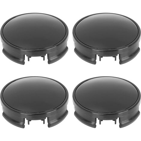 4 Pcs 62mm 4 Cosses Noir Voiture Roue Centre Capuchons Moyeu Couverture Protecteurs (1/5)