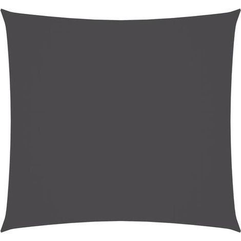 Quadratisches Sonnensegel 3 x 3 m Oxford Gewebe Anthrazit Wasserabweisendes Schattiergewebe 95 % UV Schutz Inkl. Befestigungsschnüre Für Garten, (1/5)