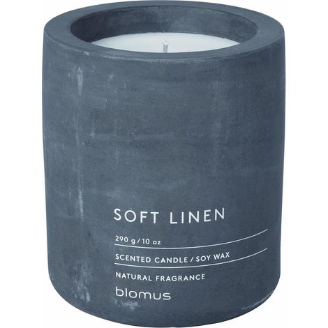 Bougie parfumée Magnet L à la cire de soja Aspect béton Gris Foncé Moyen (1/3)