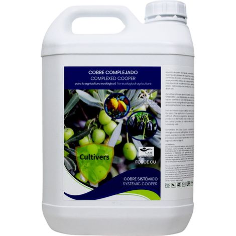 Cultivateurs de cuivre complexes heptoglyconate Ecolygique 5 L
