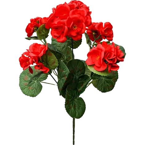 Flores artificiales, diseño realista, decoración del hogar, rojo-a, 4 piezas-c (1/2)