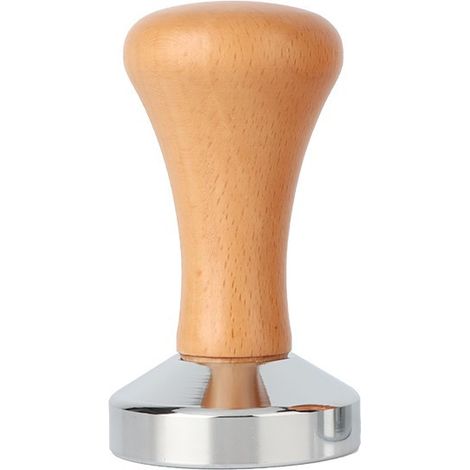 Massiver Espresso-Tamper, Kaffee-Tamper, Filterhalter, einteilig, Barista-Zubehör, helle Farbe, 51 mm.