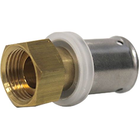 Raccord multicouche à sertir femelle écrou libre (12/17) 3/8" - Ø16x2,0 - MULTIPEX (1/3)