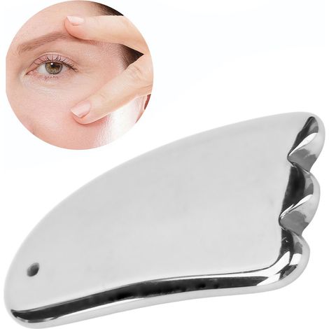 Outil Gua Sha - Pierre Térahertz - Pour Drainage Lymphatique Visage et Corps - 1 Pièce (1/5)