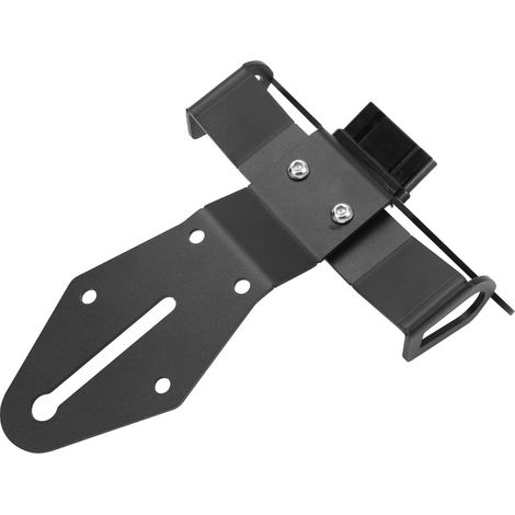Support plaque d'immatriculation moto arrière en acier carbone noir, porte-plaque avec feu LED, adaptable ZX-10R 2016-2021, kit de montage complet (1/5)