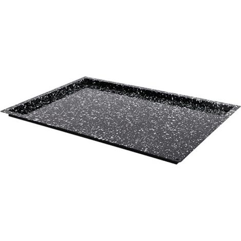 Plateau de four noir tacheté 60 x 40cm H 2cm- Caterchef (1/2)