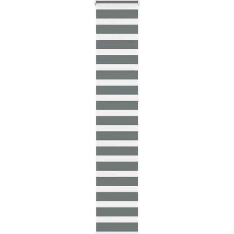 4014172 Store zèbre gris foncé largeur du tissu 40,9 cm polyester (1/5)