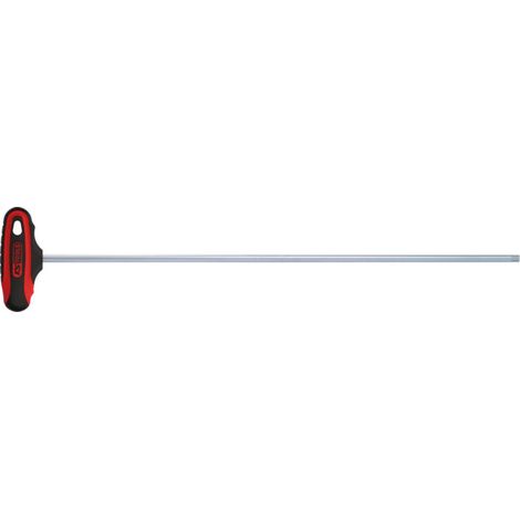 KS Tools 158.5123 Poignée en T ERGOTORQUEplus ® profil RIBE, extra-long, 6 mm (1/4)