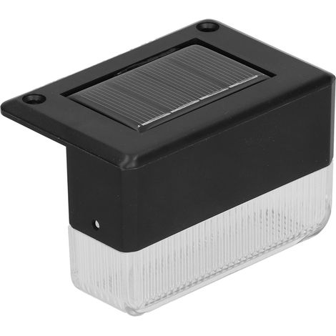 Lampada solare per scale da 4 pezzi, lampada da paesaggio a 3 LED, per esterni, giardino, percorso, cortile, patio