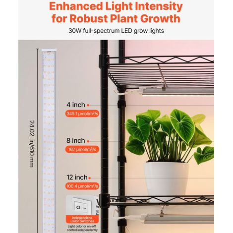 Support Plantes Intérieur avec Lampe de Croissance (1/5)