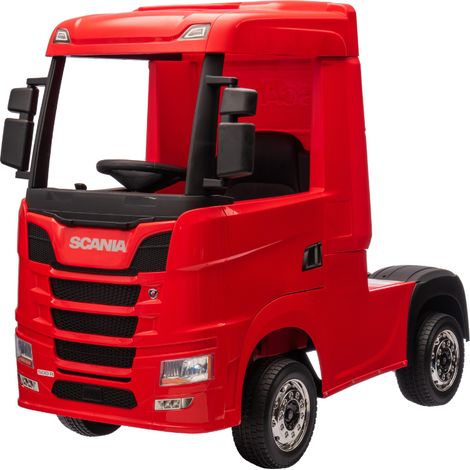 Camion Elettrico Scania Rosso 24V per Bambini con Telecomando (1/5)