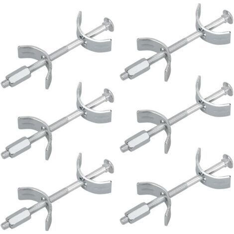 Raccord Plan de Travail, 100 mm 6 pcs connecteur de Meubles, raccordement de Meubles de Cuisine pour Assembler, Serrer et Fixer, ferrure d'Assemblage, Vis Assemblage Plan de Travail (1/4)