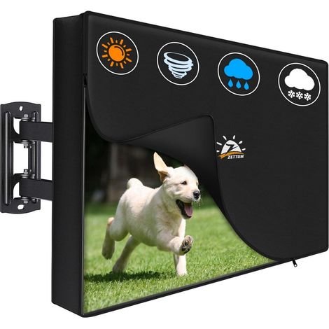 Aufklappbare TV Abdeckung 65-70 Zoll, Wasserdicht & UV-Beständig, Outdoor Schutzhülle (1/5)