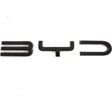 Anwendbar auf Bamboo Song Plus Champion Version Türgriffe, mittleres Netz, Frontwindschutzblech, Nebelscheinwerfer und andere Außendekorationen – Auto-Markierung, glänzend schwarz (1/5)