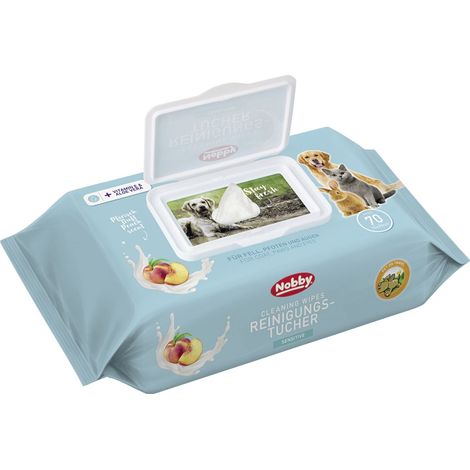 Nobby Universal Reinigungstuch 70 Tücher je Packung. Hundepflege (1/2)