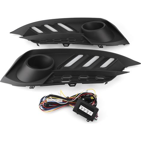 Jeffergarden pièces feux de jour LED 3 couleurs lampe DRL pour Honda Civic 10th 2016-2018 (1/5)